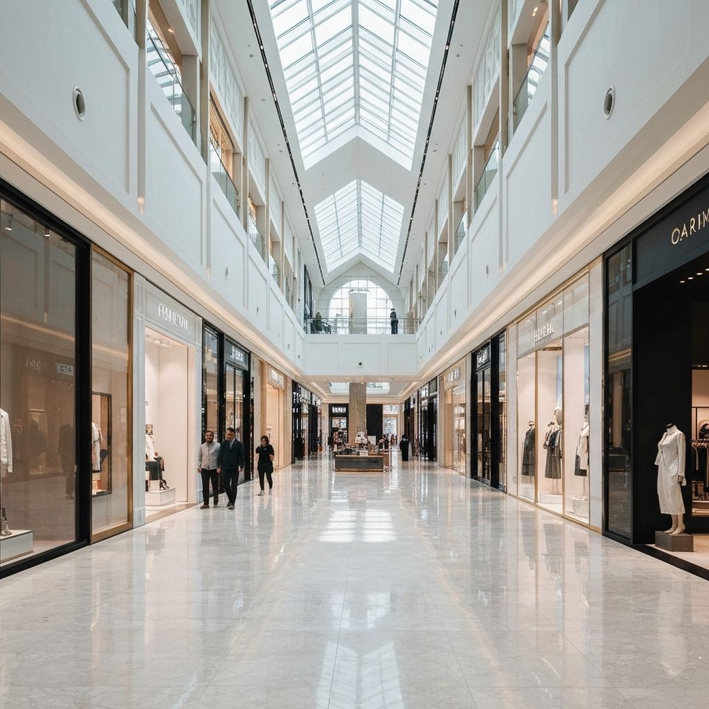 Luxury shopping mall in Doha